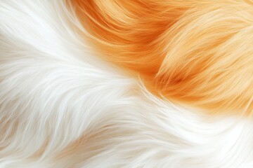 Poster - A hyper-realistic close-up of a wolf fur, with detailed textures and natural colors showing every strand illuminated by soft light