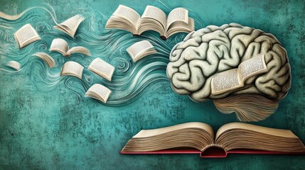 Poster - Knowledge Flows Into The Human Brain Through Books