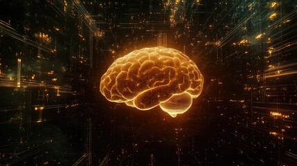 Poster - Digital Brain Within A Network Of Light And Data