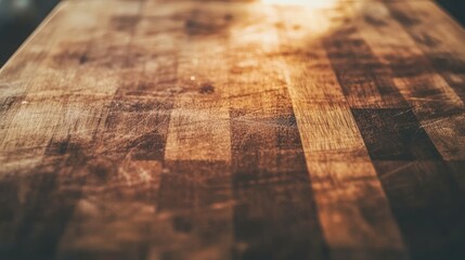 Poster - Wooden Surface Showing Grain and Texture