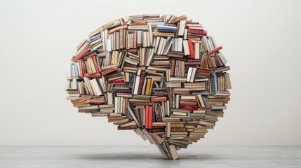 Poster - A Speech Bubble Formed From Many Books