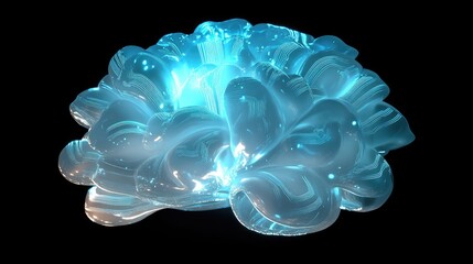 Poster - Abstract Brain Neural Network Visualization