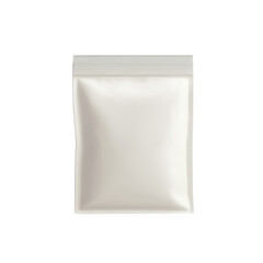 Poster - A clean, white stand up pouch packaging mockup against a light grey background, ideal for branding and product display.