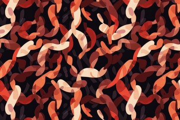 vibrant abstract red pattern
