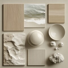 Aufkleber - Beach Inspired Wooden Panels