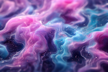 Poster - Abstract cosmic swirls, nebula texture, galaxy background, design element