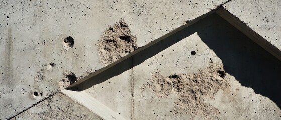 Aufkleber - Texture and Imperfections of Rough Concrete with Unique Surface Design