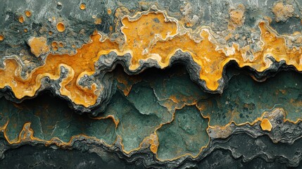 Poster - Nature-inspired abstract art high-resolution textures artistic environment high-detail viewpoint unique concept