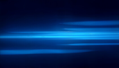 Vector Abstract, science, futuristic, energy technology concept. Digital image of light rays, stripes lines with blue light, speed and motion blur over dark blue background