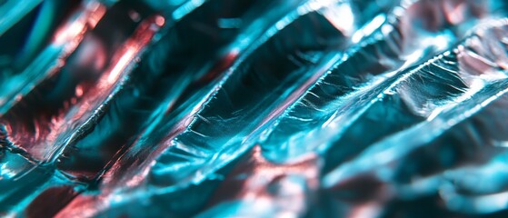 Aufkleber - Detailed view of corrugated plastic texture showcases ribbed structure and translucent finish