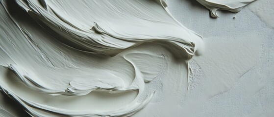 Poster - Exploring the intricate textures of brush strokes on canvas in artistic expression