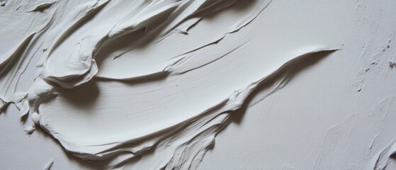 Poster - Exploration of brush strokes creating texture on a canvas with varying patterns and depth