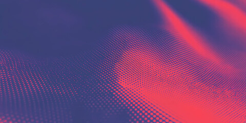 Aufkleber - Vibrant halftone texture creating a dynamic visual pattern on a colorful background