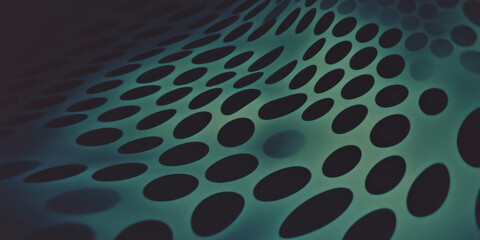 Aufkleber - Halftone texture with flowing patterns and gradients in a dark and moody setting