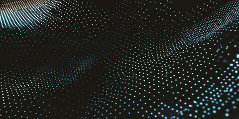 Aufkleber - Grunge halftone texture with soft contrast and light dots against dark background