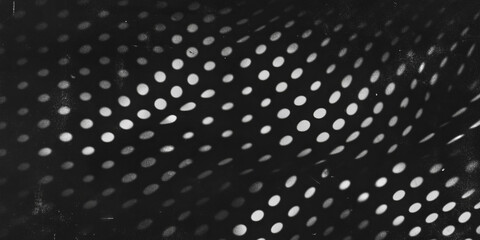 Aufkleber - Grunge halftone texture featuring light dots on a dark background for modern designs