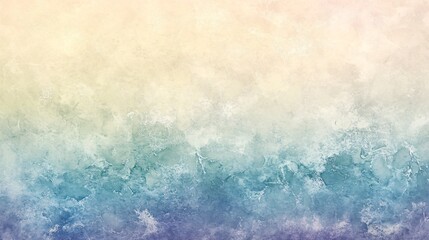 Poster - A soft, abstract gradient showcasing pastel colors transitioning from light cream to blue and violet tones.