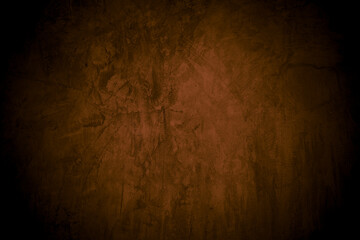 Aufkleber - Old wall texture cement dark black brown background abstract grey color design are light with white gradient background.