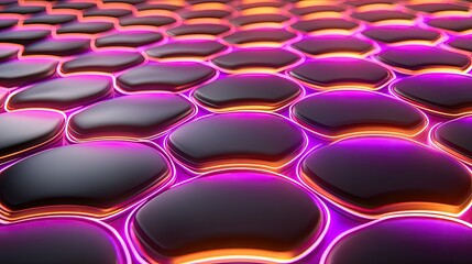 Poster - Dynamic abstract art display digital design colorful patterns modern environment close-up viewpoint visual concept