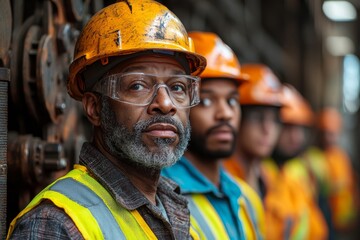 Poster - A proficient engineering team is crucial for maintaining and training factory workers, offering expertise to warehouse workshops and mechanical engineering teams in production