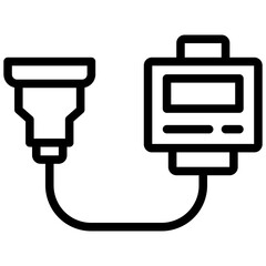 Poster - Transducer Outline Icon