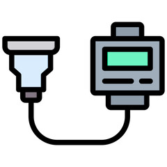 Poster - Transducer Outline Color Icon