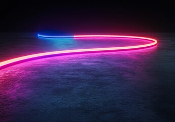 Poster - 3d render abstract colorful background illuminated