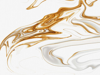 Poster - white and gold fluid dust grainy abstract background, banner, cards, poster cover abstraction design