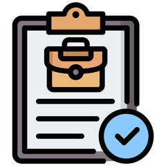 Poster - Report Outline Color Icon