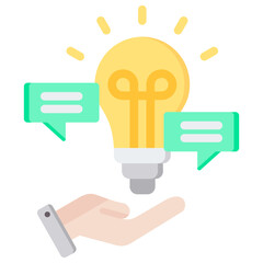Poster - Solution Flat Icon