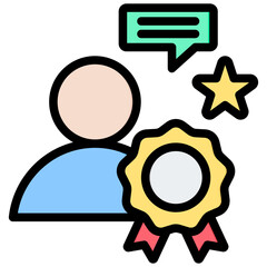 Poster - Expertise Outline Color Icon