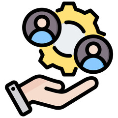 Poster - Facilitation Outline Color Icon
