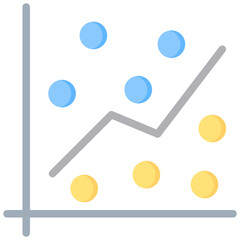 Poster - Regression Flat Icon