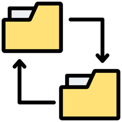 Poster - Correlation Outline Color Icon