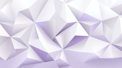 Wall Mural - A sleek, modern design featuring purple geometric polygons over a clean white backdrop for a fresh, stylish look.