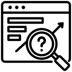 Poster - Forecasting Outline Icon