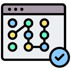 Poster - Pattern Recognition Outline Color Icon