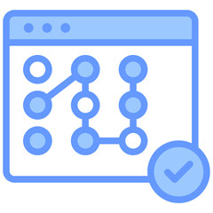 Poster - Pattern Recognition Blue Icon