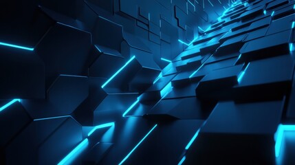 Leinwandbilder - Strong glowing wall creates a protective barrier against viruses in a futuristic setting. Generative AI