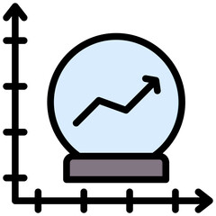Poster - Predictive Analytics Outline Color Icon