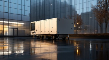 Poster - A clean and modern generator designed for urban residential use.