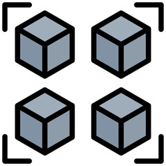Poster - Array Outline Color Icon