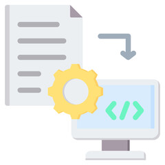 Poster - Compiler Flat Icon