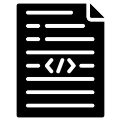 Poster - Code Glyph Icon