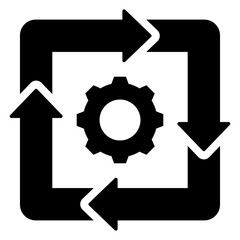 Poster - Iteration Glyph Icon