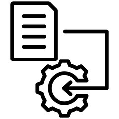 Poster - Input Outline Icon