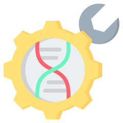Poster - Genetic Engineering Flat Icon