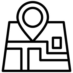 Poster - Gps Outline Icon