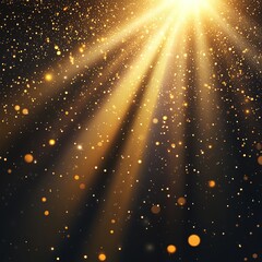Poster - Radiant light burst abstract design digital artwork bright environment close-up view inspiration concept for seo impact