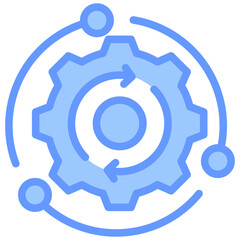 Poster - Process Blue Icon